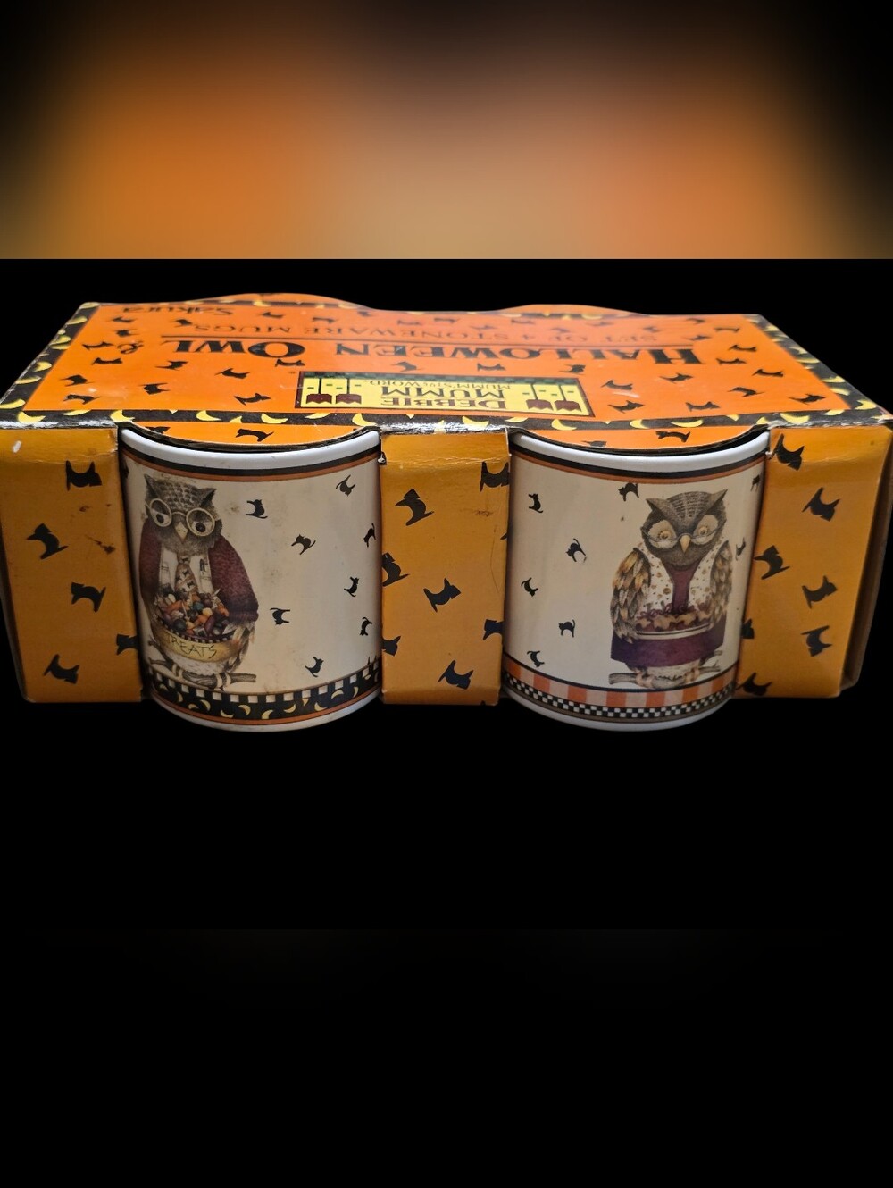 Vintage | Halloween Owl Mugs